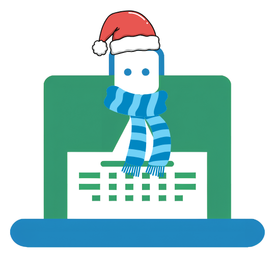 Logo Świąteczny Kalendarz Kariery Programisty 2025 - bezpłatne prezentacje IT